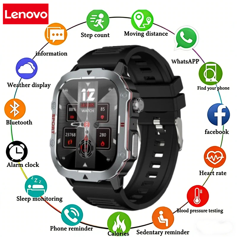 Smartwatch Watches For Kids With Gps - Montre connectée Lenovo C30PRO, couleurs assorties,