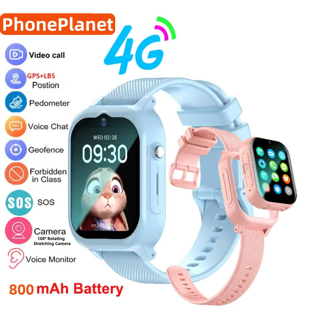 Smartwatch Watches For Kids With Gps - Montre connectée pour enfants 4G avec