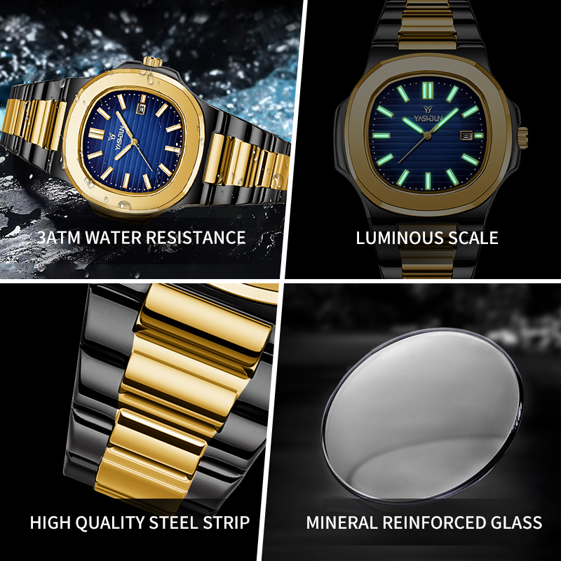 Montre homme Fashion Square Qu - Smartwatch Luxury Watches For Men avis et prix