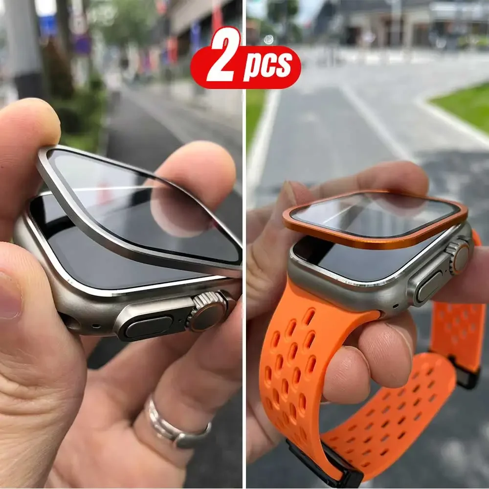 Cadre métallique en titane pou - Smartwatch Apple Watches For Men avis et prix