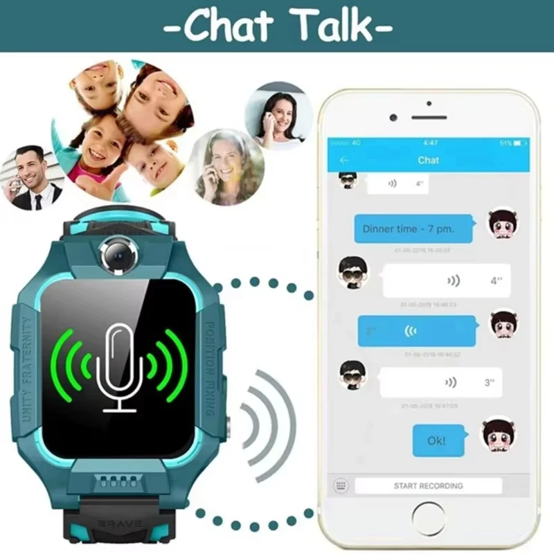 Montre connectée SOS pour enfa - Smartwatch Watches For Kids With Gps avis et prix
