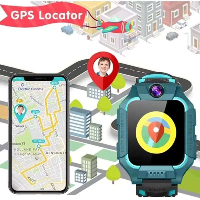 Montre connectée SOS pour enfa - Smartwatch Watches For Kids With Gps avis et prix