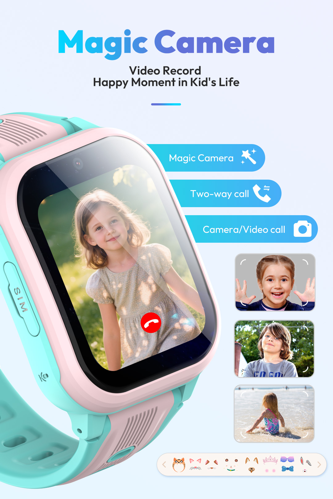 Montre connectée pour enfants  - Smartwatch Watches For Kids With Gps avis et prix