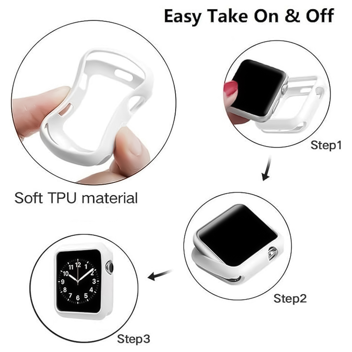 Coque en Silicone TPU pour Hua - Huawei Smartwatch Watch Fit avis et prix