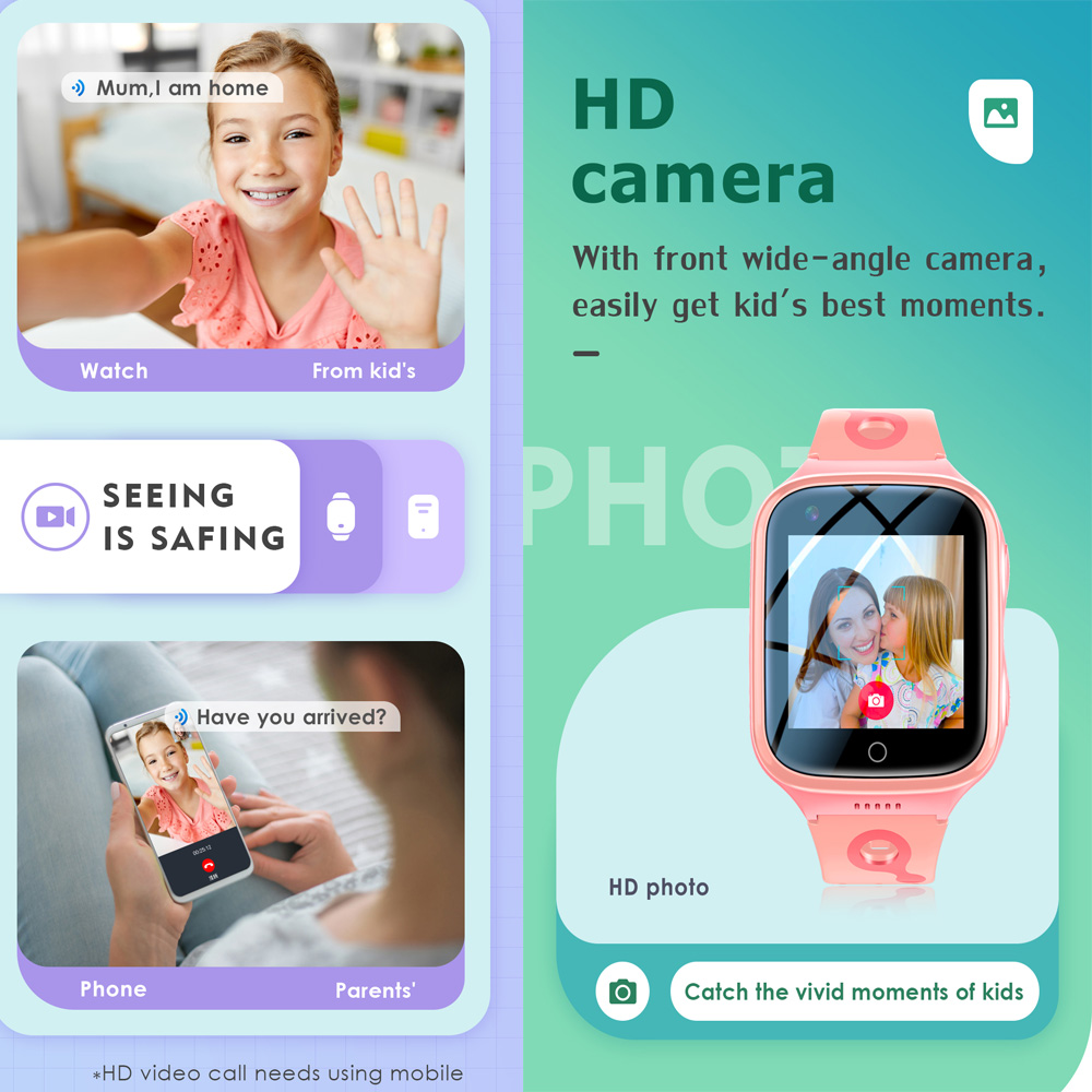 Montre connectée 4G pour enfan - Smartwatch Watches For Kids With Gps avis et prix