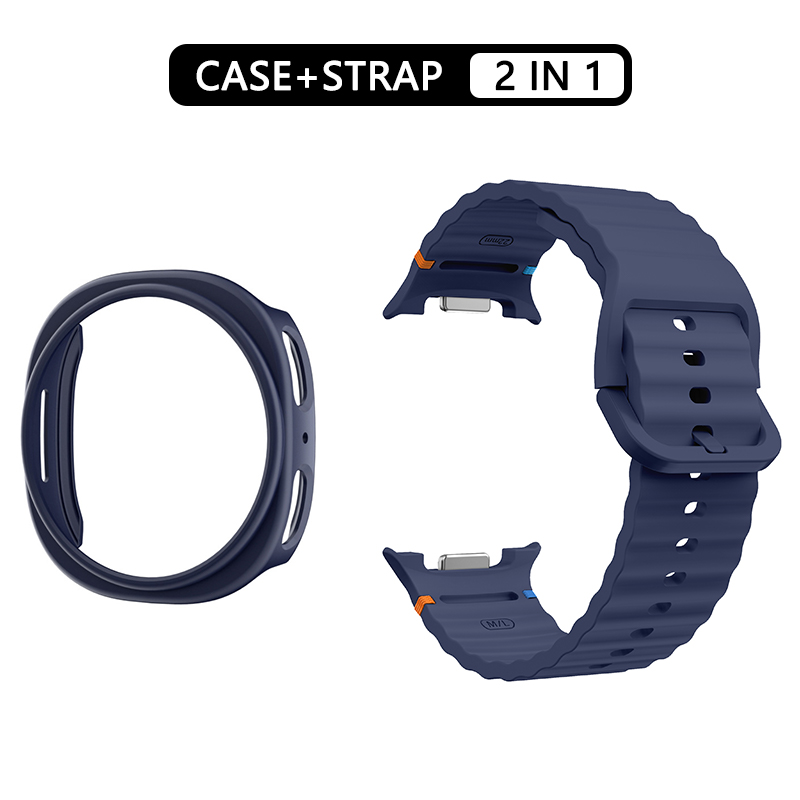 Étui creux + Bracelet en Silic - Smartwatch Samsung Watches For Men avis et prix