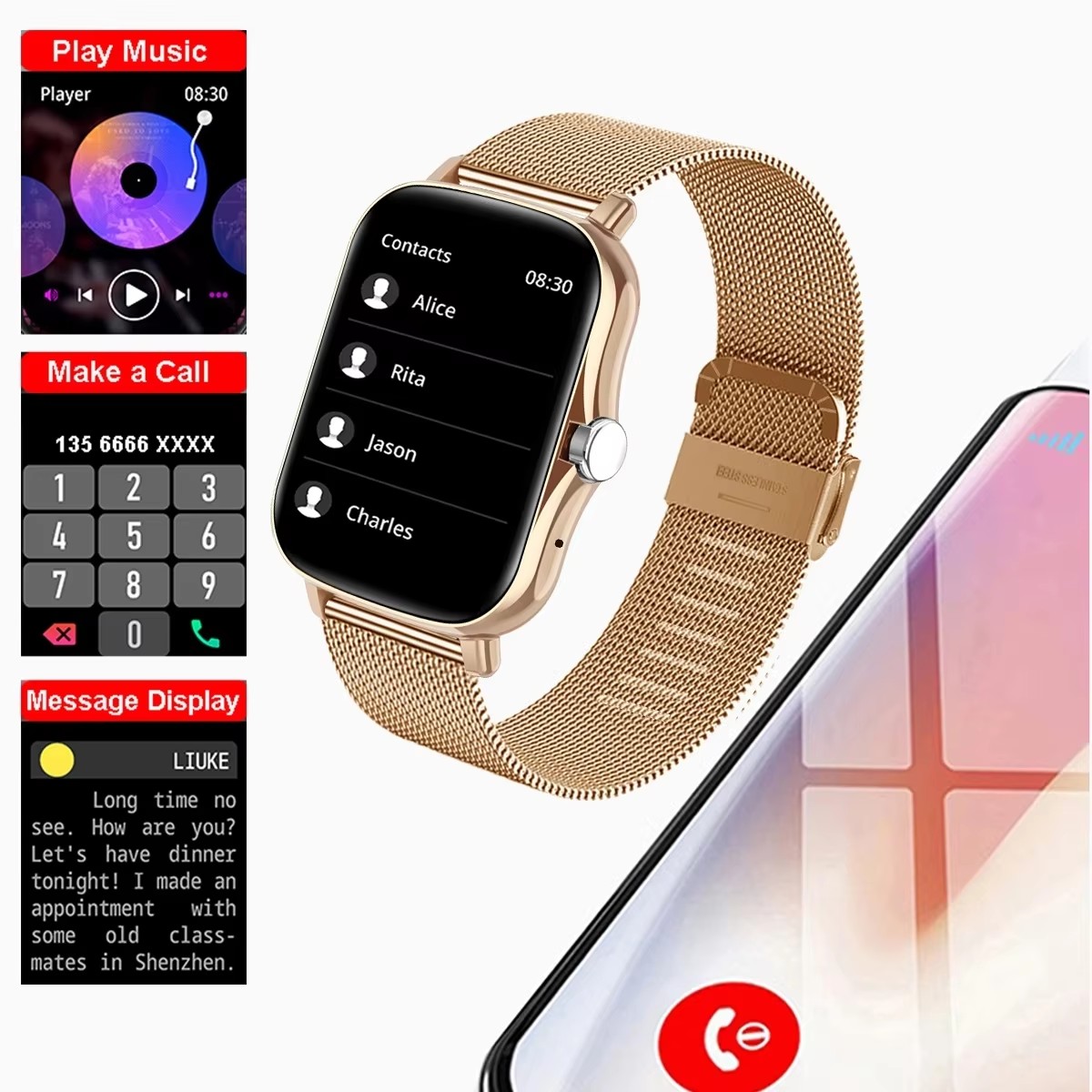 Nouvelle montre intelligente m - Smartwatch Sports Watches For Women avis et prix