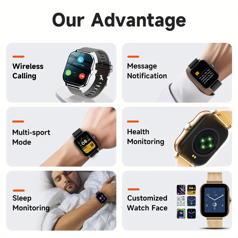 Montre intelligente pour Andro - Smartwatch Sports Watches For Women avis et prix