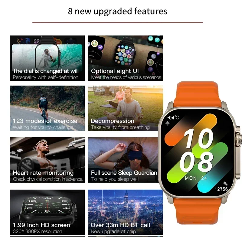 Nouvelle série 9 Watch PK HK8  - Smartwatch Sports Watches For Women avis et prix