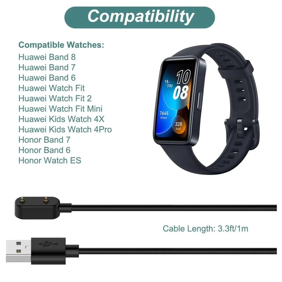 Chargeur de montre intelligent - Huawei Smartwatch Watch Fit avis et prix
