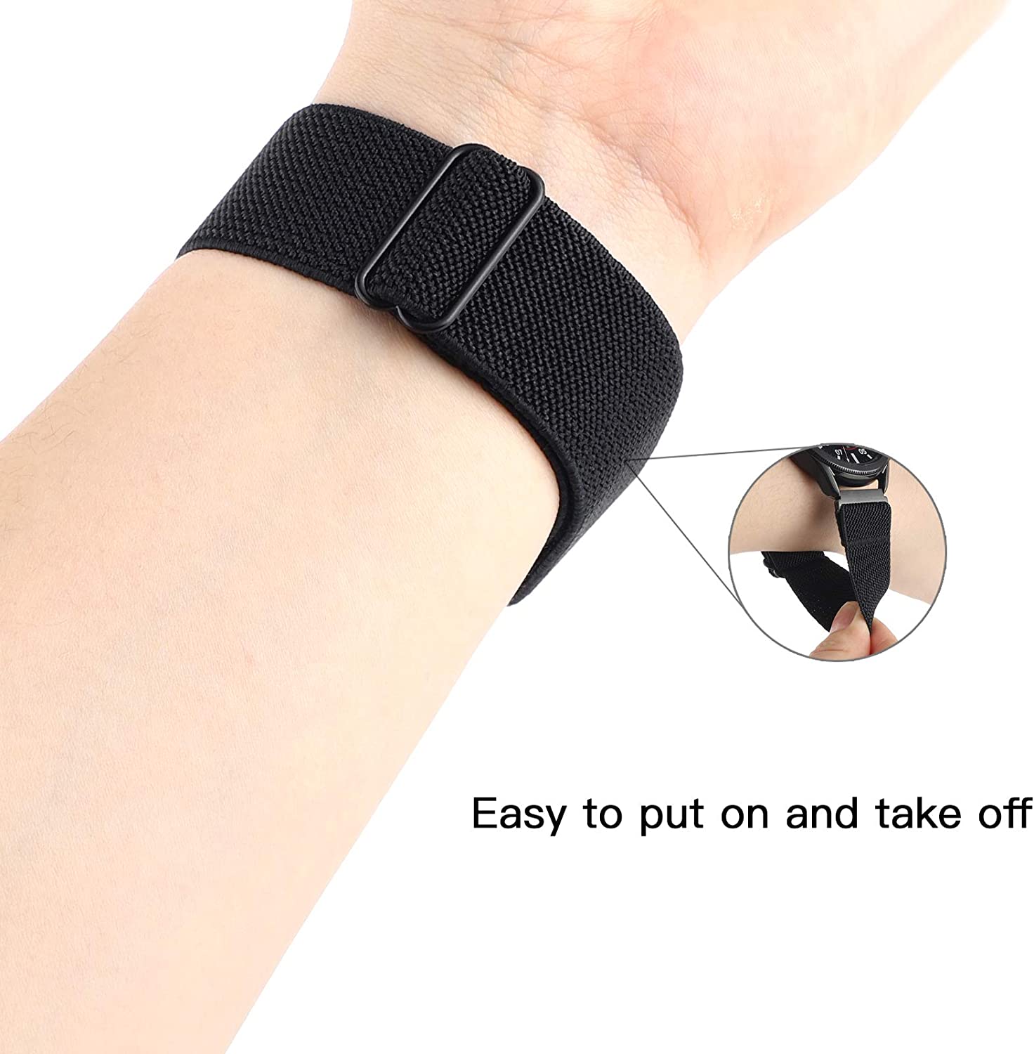 Scrunchie – Bracelet en Nylon  - Huawei Smartwatch Watch Fit avis et prix