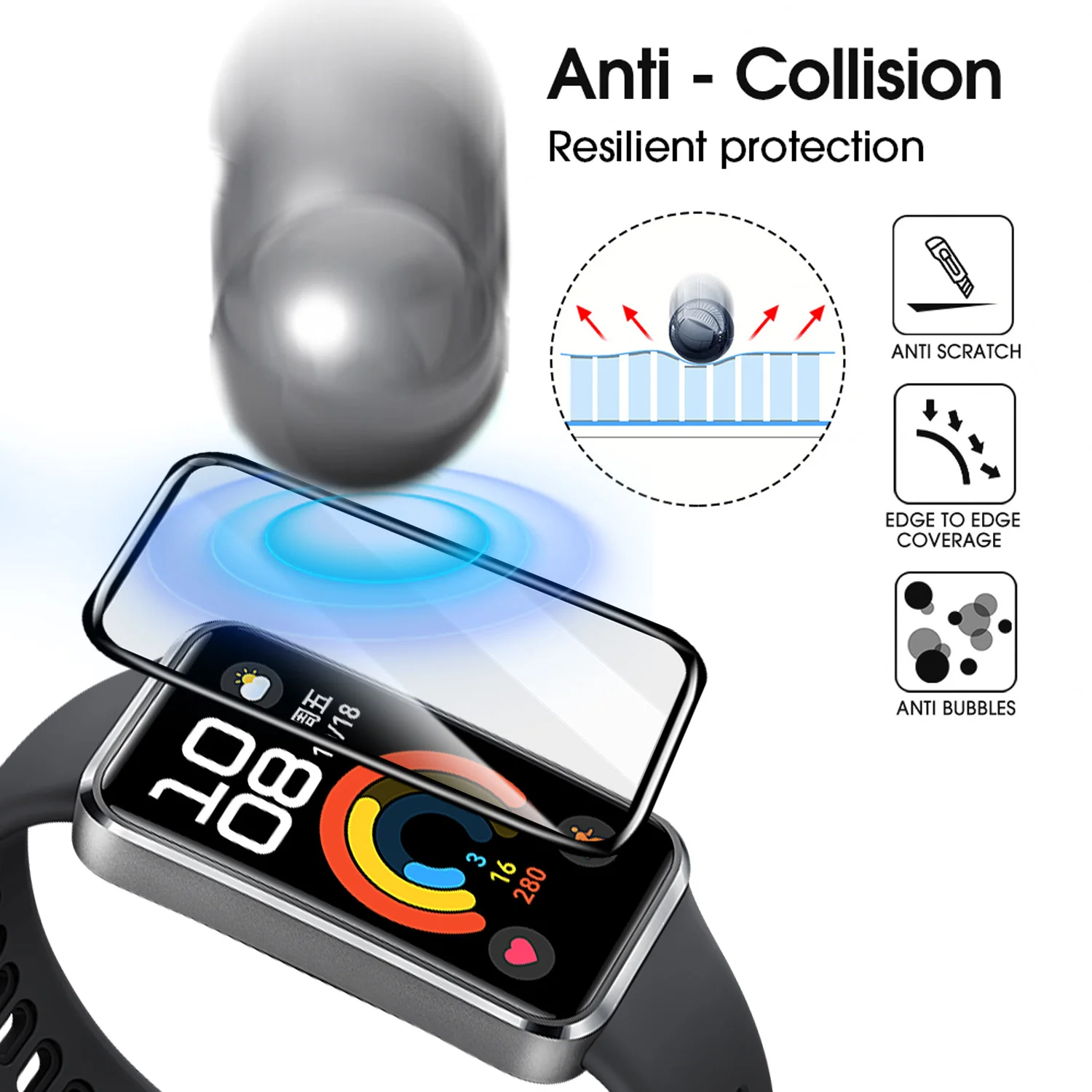 Protecteurs d'écran flexibles  - Smartwatch Watch Huawei avis et prix